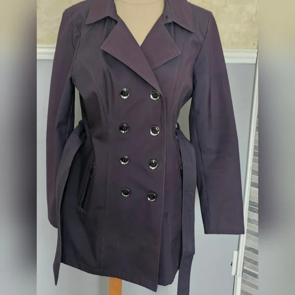 Sebby Collection women's Fall Spring Rain‎ Jacket M - Picture 7 of 12